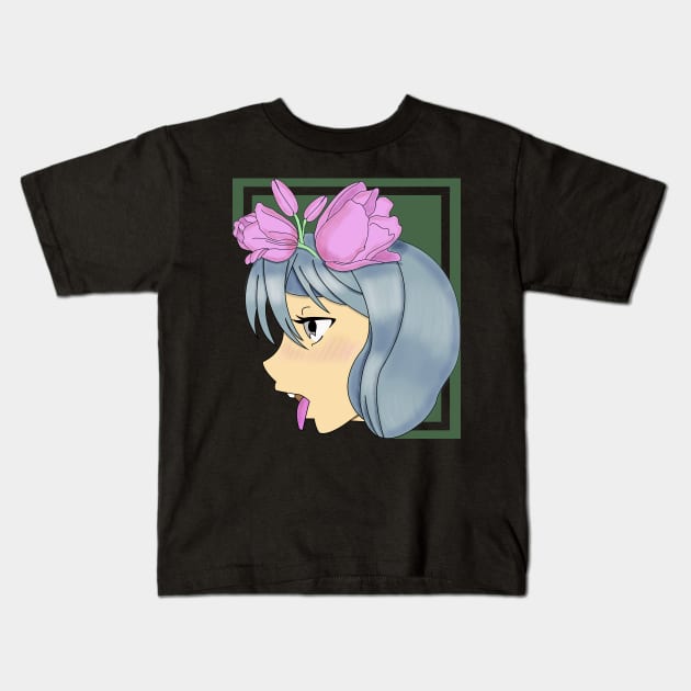Anime girls G Kids T-Shirt by Gerigansu